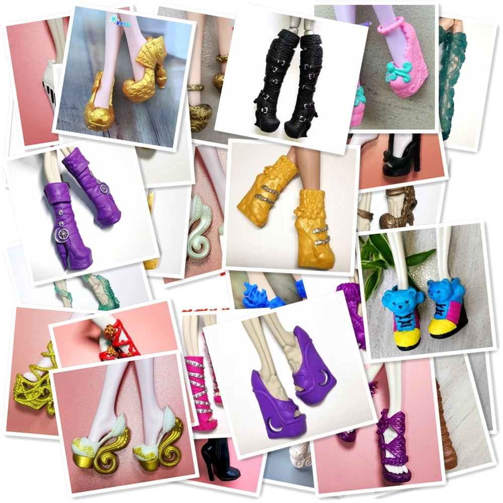 Классные туфли для Monster High, высокие школьные детские ботинки, ботинки