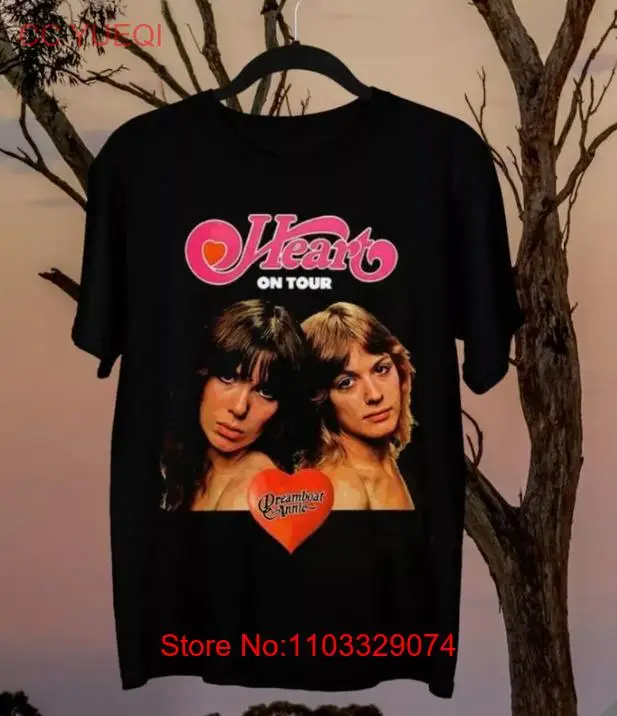 Футболка Dreamboat Annie Heart Band в стиле ретро, футболка унисекс Heart Band