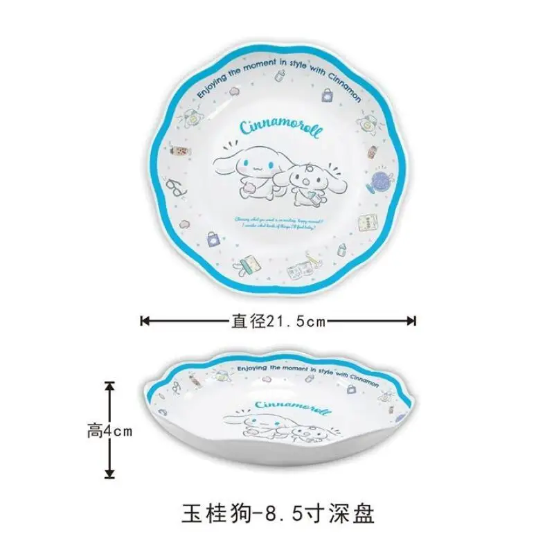 Sanrio Hello Kitty My Melody Cinnamoroll Plate Hit Product Новый продукт Kawaii Мультфильм Аниме Портативный для взрослых Студентов Детский милый (art.: 3920d1c67fb01) - 3920d1c67fb01