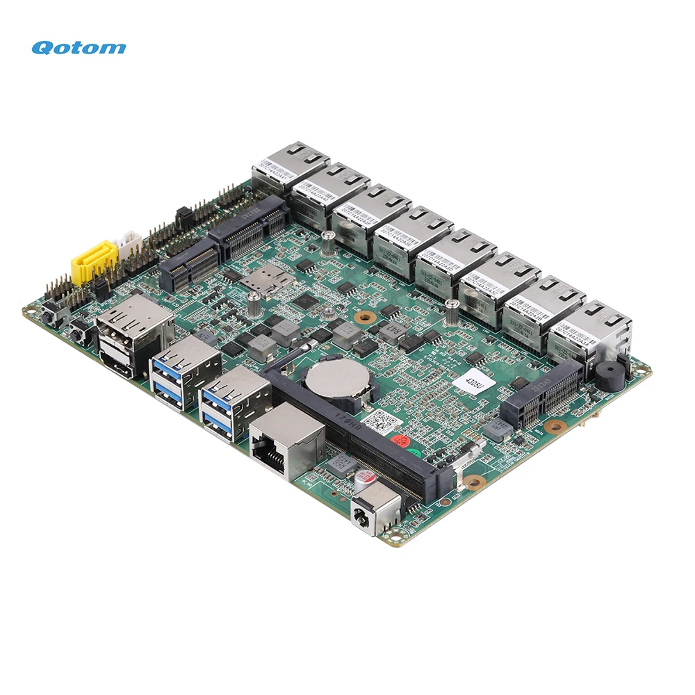 Фото Мини-ПК Qotom 8 LAN Core i3-10110U/i5-8260U/i7-10710U 8x I226V 2,5G LAN DIY Мощный маршрутизатор Брандмауэр VPN Виртуальный ПК №5