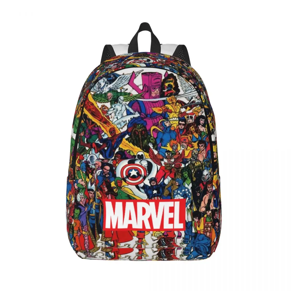 Детские сумки Marvel двойная пленка для студентов колледжа Многофункциональный походный день рождения Ретро моющийся рюкзак