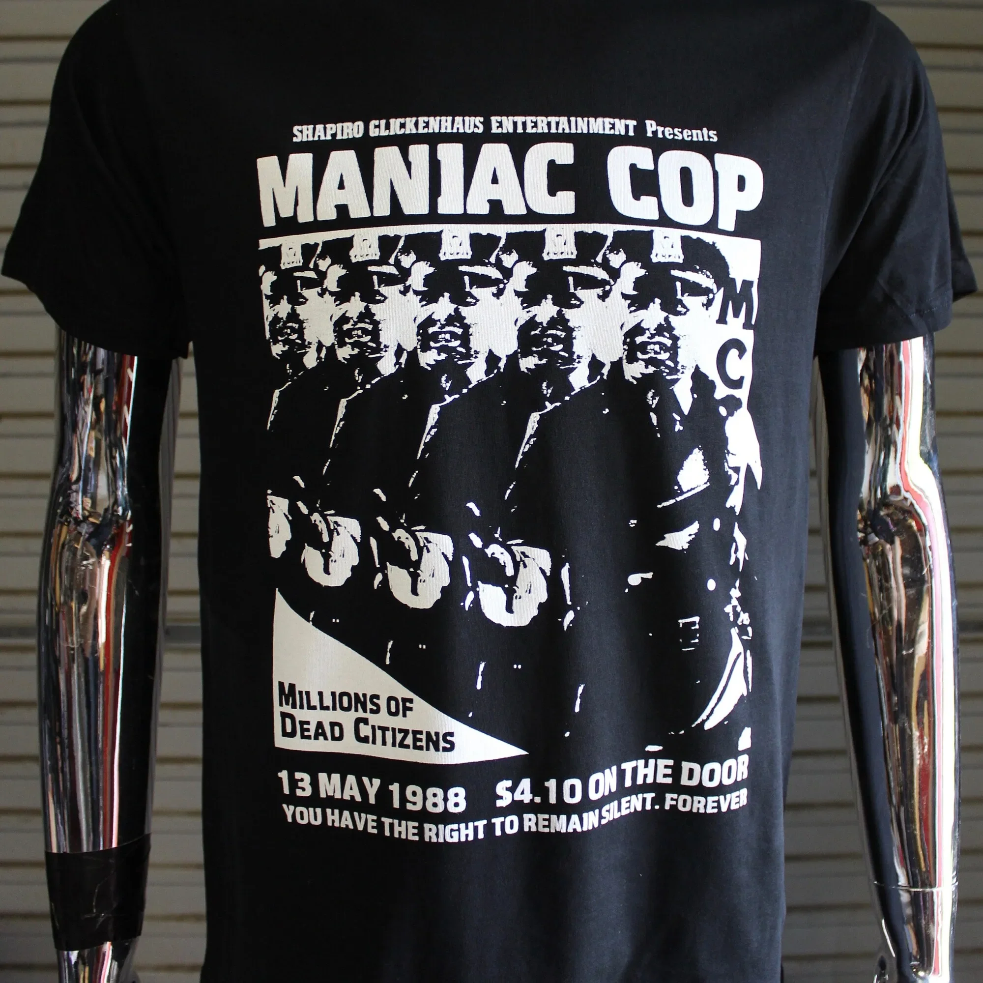 Футболка Maniac Cop Diy Punk Flyer