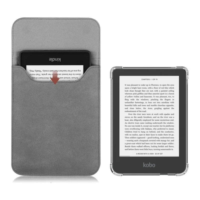 2-в-1 для Kobo Clara Color BW 2E прозрачные подушки безопасности противоударный чехол из ТПУ + магнитный чехол
