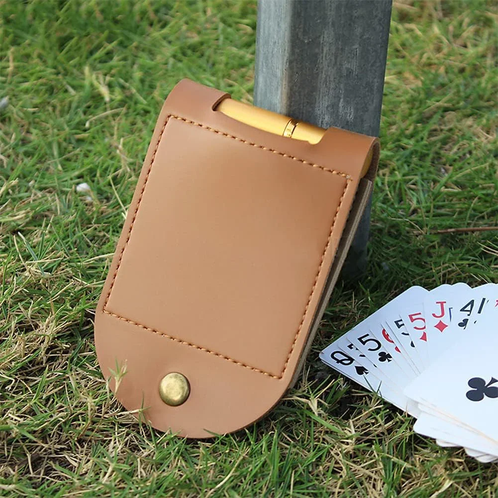 Фото Доска для настольных игр Cribbage, набор из двух трасс, гладкий дизайн, высокое качество, премиум кожа, для игры в любом месте №2