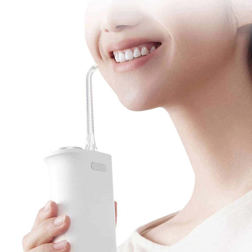 Фото Портативный ирригатор для полости рта XIAOMI MIJIA MEO704 F400, струйный водный стоматологический Флоссер для отбеливания зубов, средство для чистки зубов с водяным пульсом №4