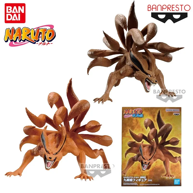 Bandai Banpresto, натуральная аниме-фигурка Наруто, VIBRATION STARS Kurama, экшн-игрушки для мальчиков и девочек, Рождественский подарок, Коллекционная модель