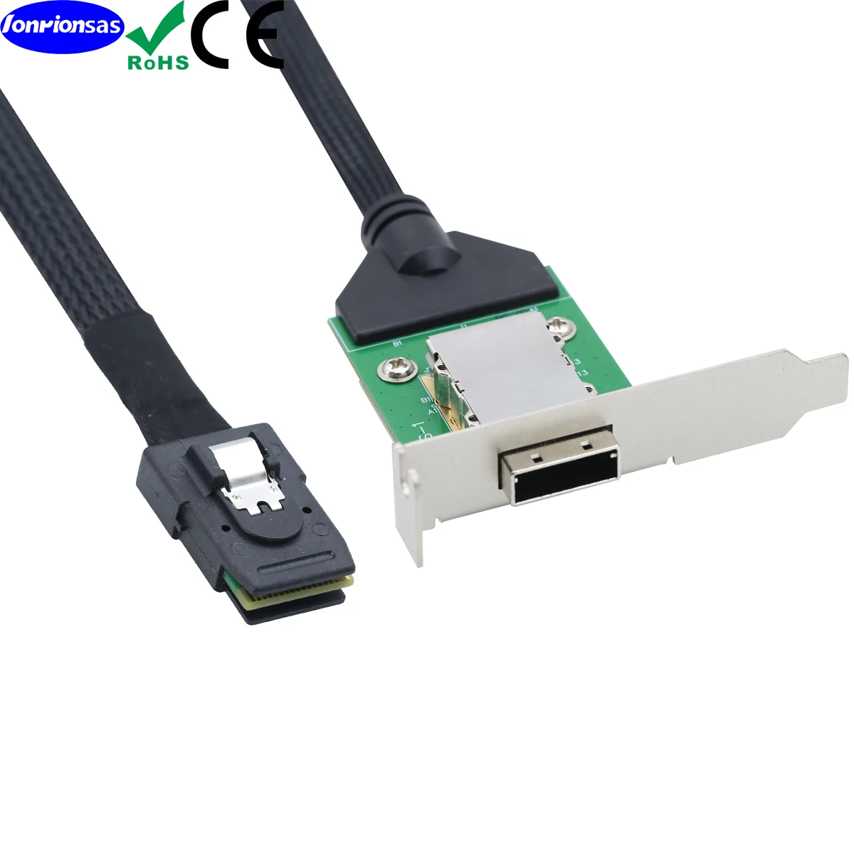 LONRIONSAS # внутренний HD Mini SAS Женский адаптер для жесткого диска с низким профилем