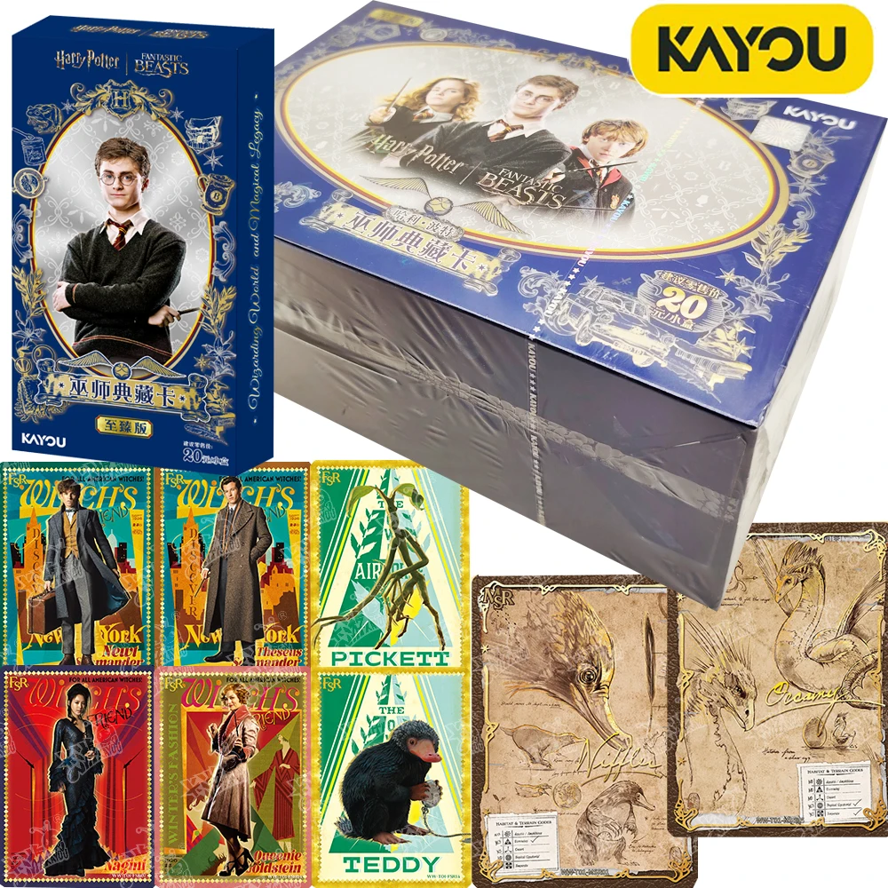 Подлинные коллекционные карты Kayou Harry Potter Severus Snape Draco Malfoy, изысканные и креативные периферийные устройства для фильмов, карты, игрушки, подарки