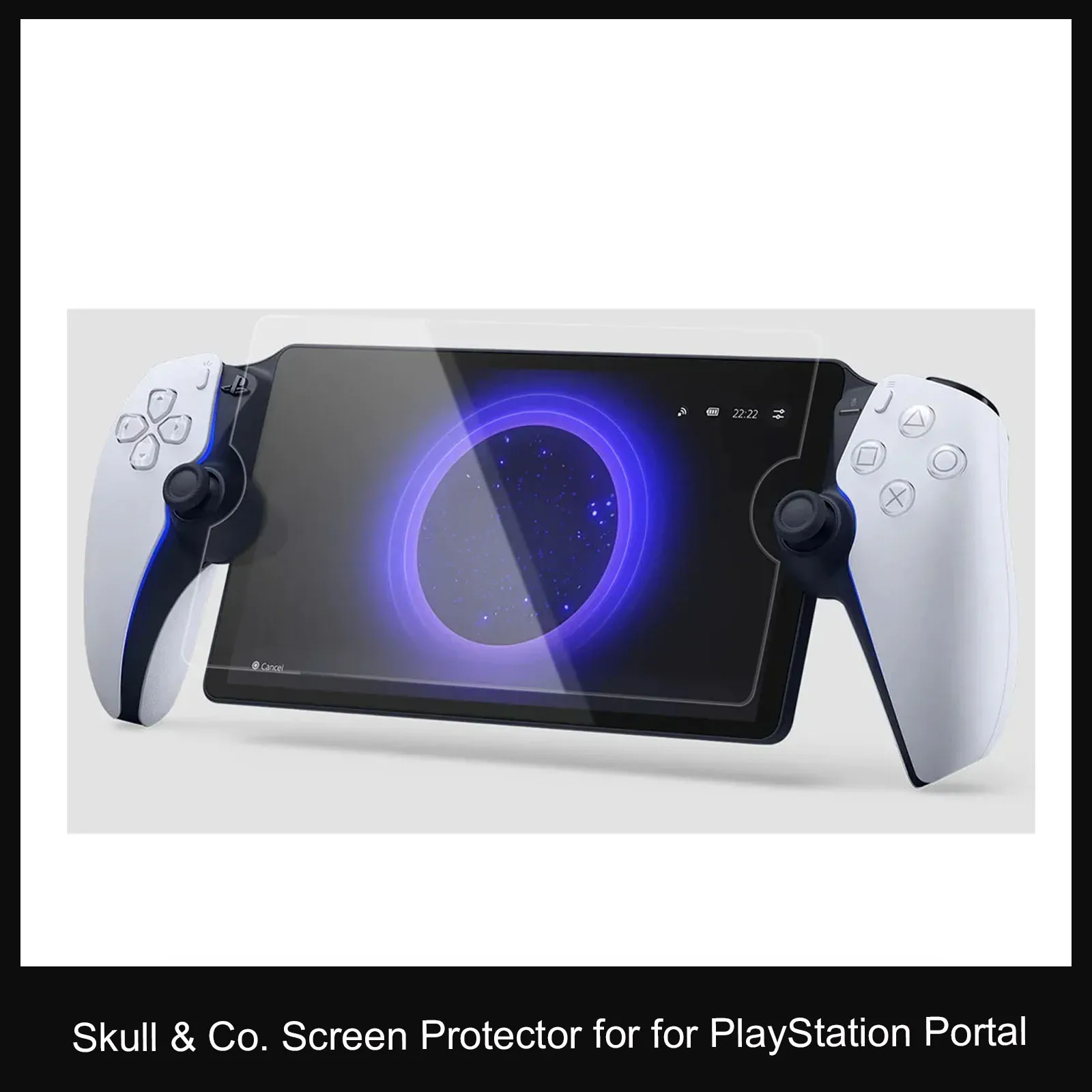 Защитная пленка из закаленного стекла Skull & Co. для игровой консоли PlayStation Portal PS Portal, упаковка из 2 шт.