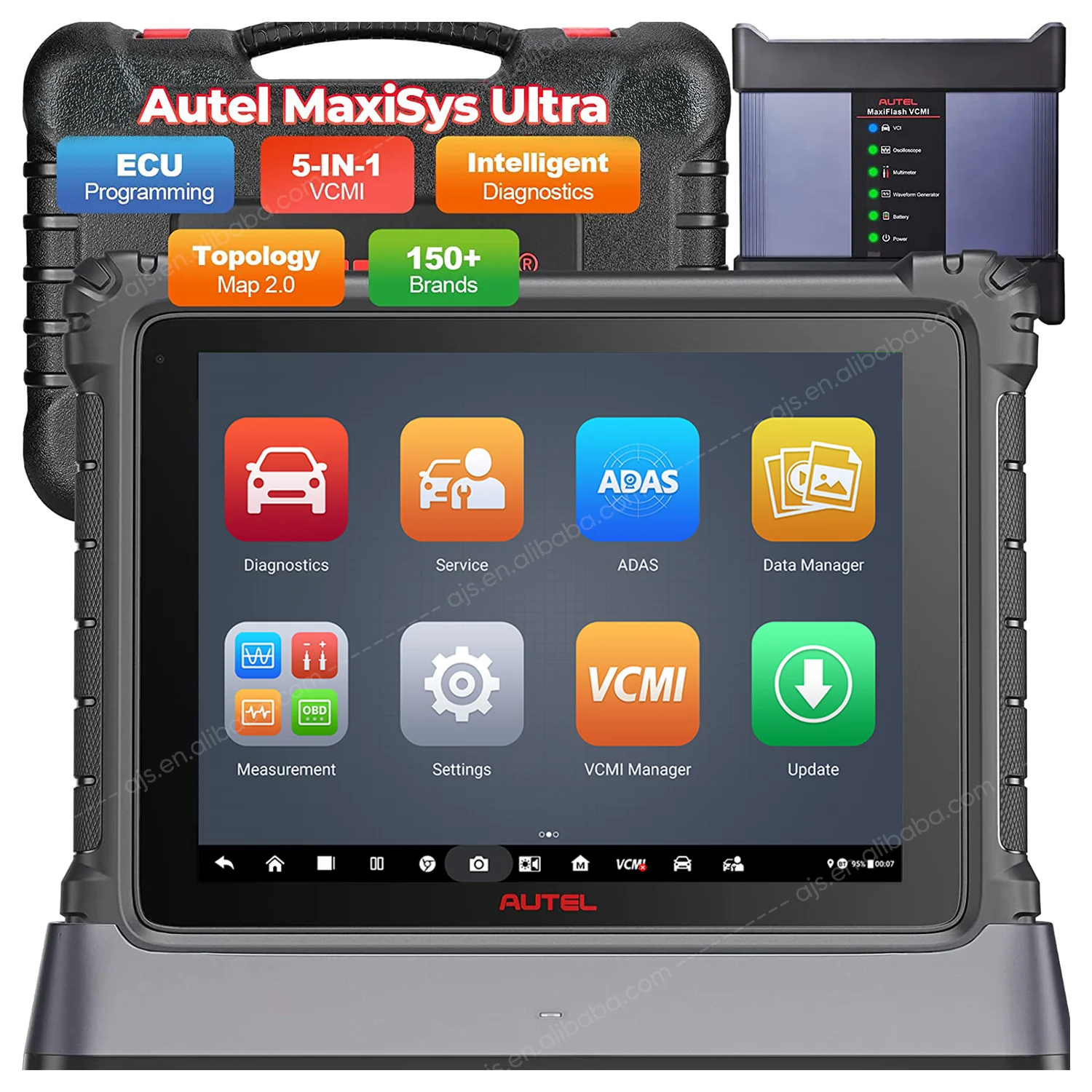 Autel Maxisys Ultra ecuпрограммерный 5 в 1 Vcmi автомобильный Altaar осциллователь Obd2 сканер автоматический диагностический инструмент Maxisys Ultra