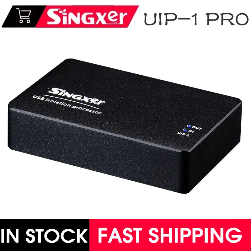 Singxer Uip-1 Pro Высококачественный Hi-Fi скоростной аудиолалятор Совместимый процессор Fever Интерфейс USB 2.0 Uip 1 Pro Аудиоизолятор