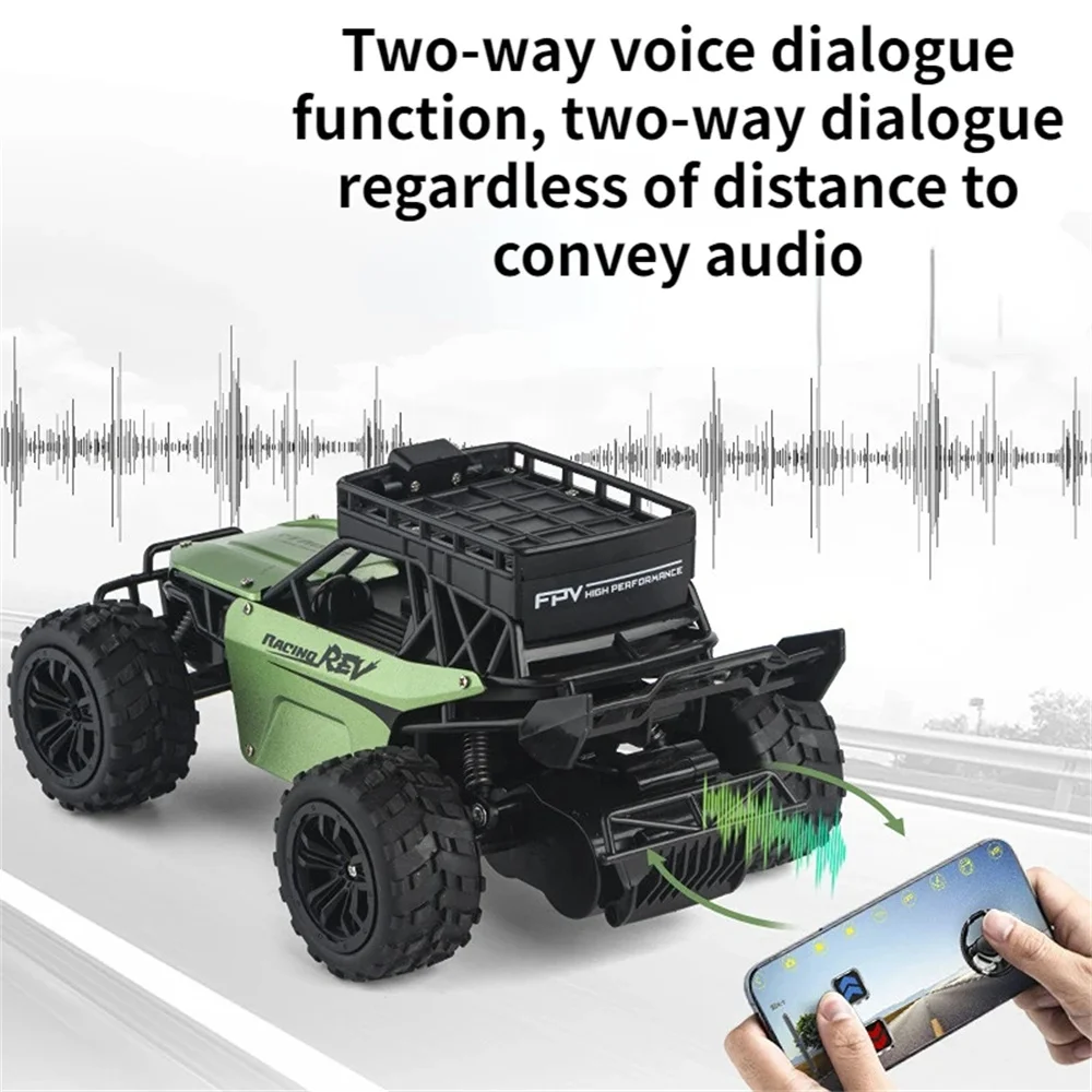 Фото FUNSKY LH C250S 2.4G Радиоуправляемый автомобиль 5G WIFI с HD 1080P Камера Приложение Машина Радиоуправление Альпинизм Скалоугольный Гусеничный Игрушки для детей №4