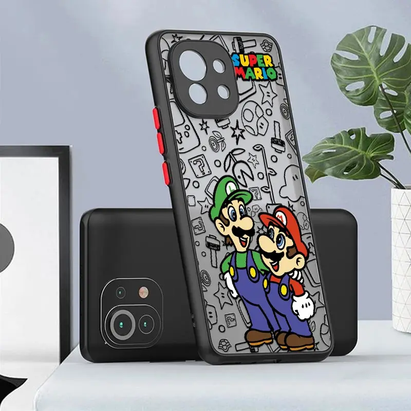 Фото Суперклассический чехол для телефона Game-M-Marios для Xiaomi Poco X3 NFC F3 F5 M3 M4 X4 Pro X5 Mi 11 Lite 5G NE 11T 12T Pro 10, матовый чехол №2