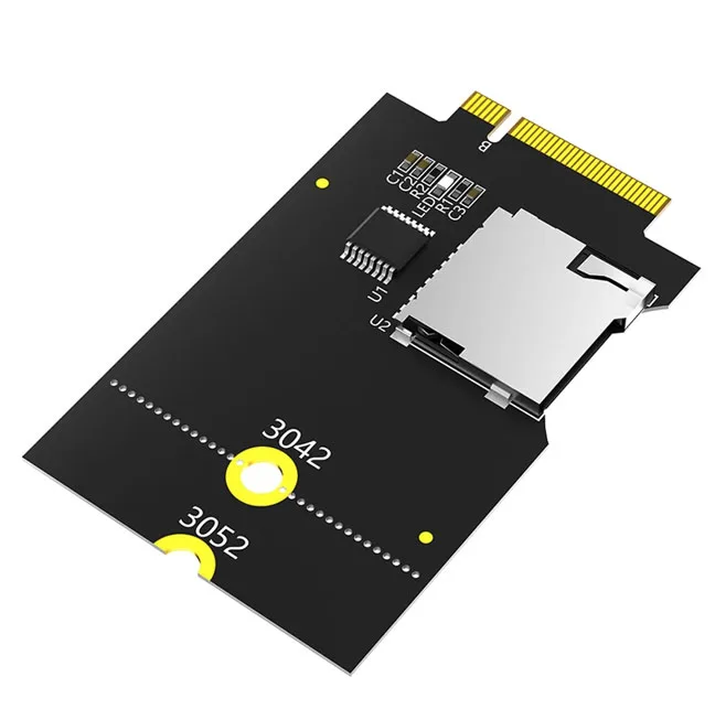 Фото Адаптер NGFF M.2 Key-B WWAN 4G Slot M.2 B Key USB Bus to Micro SD SDHC SDXC TF Card T-Flash Reader Converter для портативного компьютера №2
