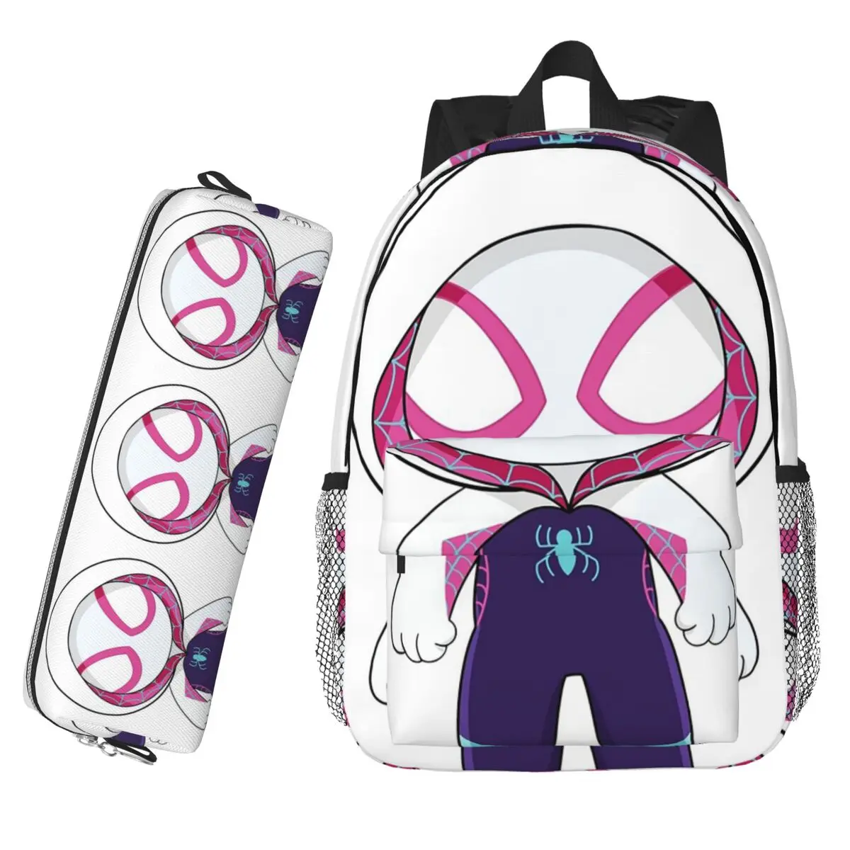 Spider-Ghost, Baby Spidey Girl, рюкзак, горячая распродажа, рюкзак большой вместимости, сумка для книг для мальчиков и девочек, детская школьная сумка, пенал Школьные рюкзаки