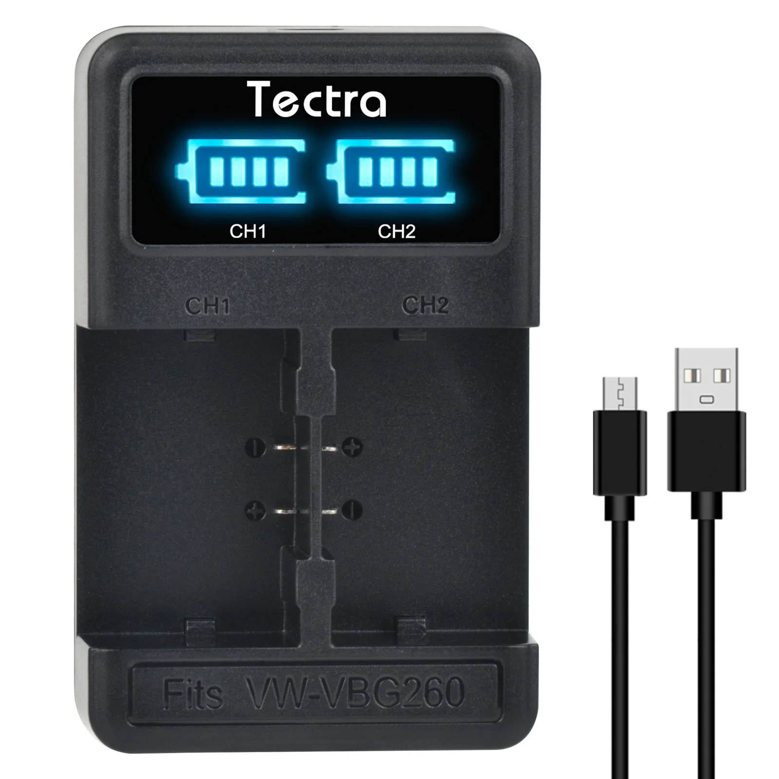 Tectra CGA-DU21 VW-VBD210 Зарядное устройство или светодиодное устройство для Panasonic CGR-DU06 DU07 NV-GS10 CGA-DU12 CGA-DU14 DU21 GS100K GS17E PV-GS65
