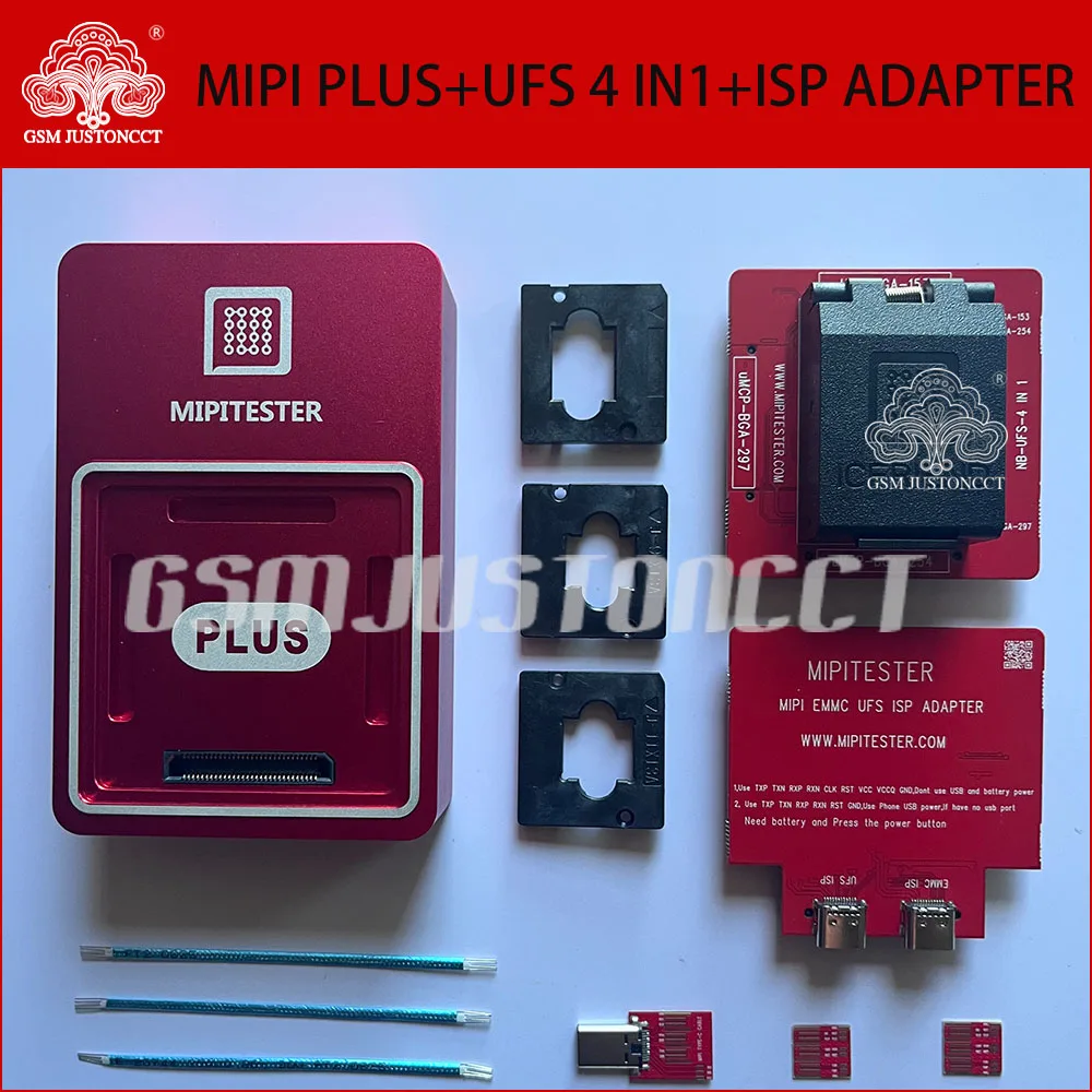 2025 НОВЫЙ оригинальный MIPITESTER / MiPi Box Max / MIPI PLUS + ISP + NB UFS 4 в 1 (254/153 /297) x адаптерный инструмент