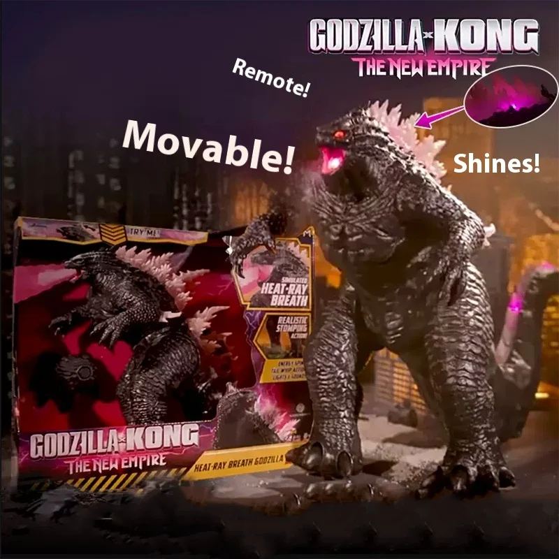 Новинка, в наличии, подлинная модель Godzilla с дистанционным управлением, улучшенная большая модель Godzilla, подвижная модель с дистанционным управлением, подарок