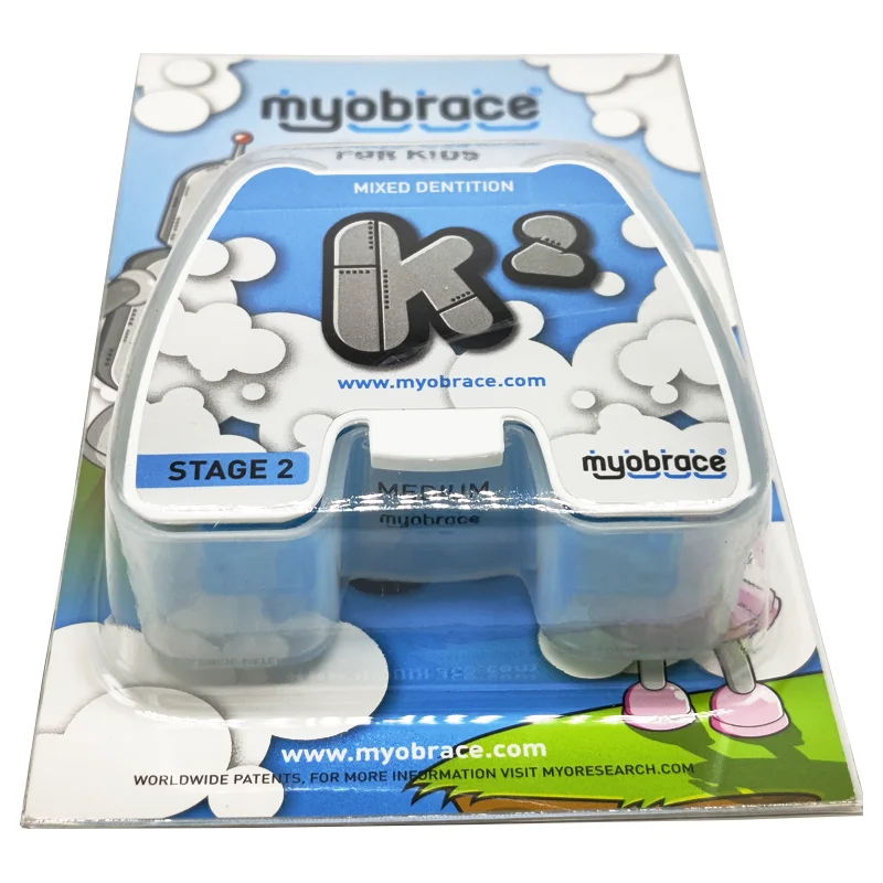Стоматологический ортодонтический бандаж Myobrace Kids K2 для глубокого укуса/смешанного стоматолога, ортодонтический тренажер для зубов, фиксатор выравнивания