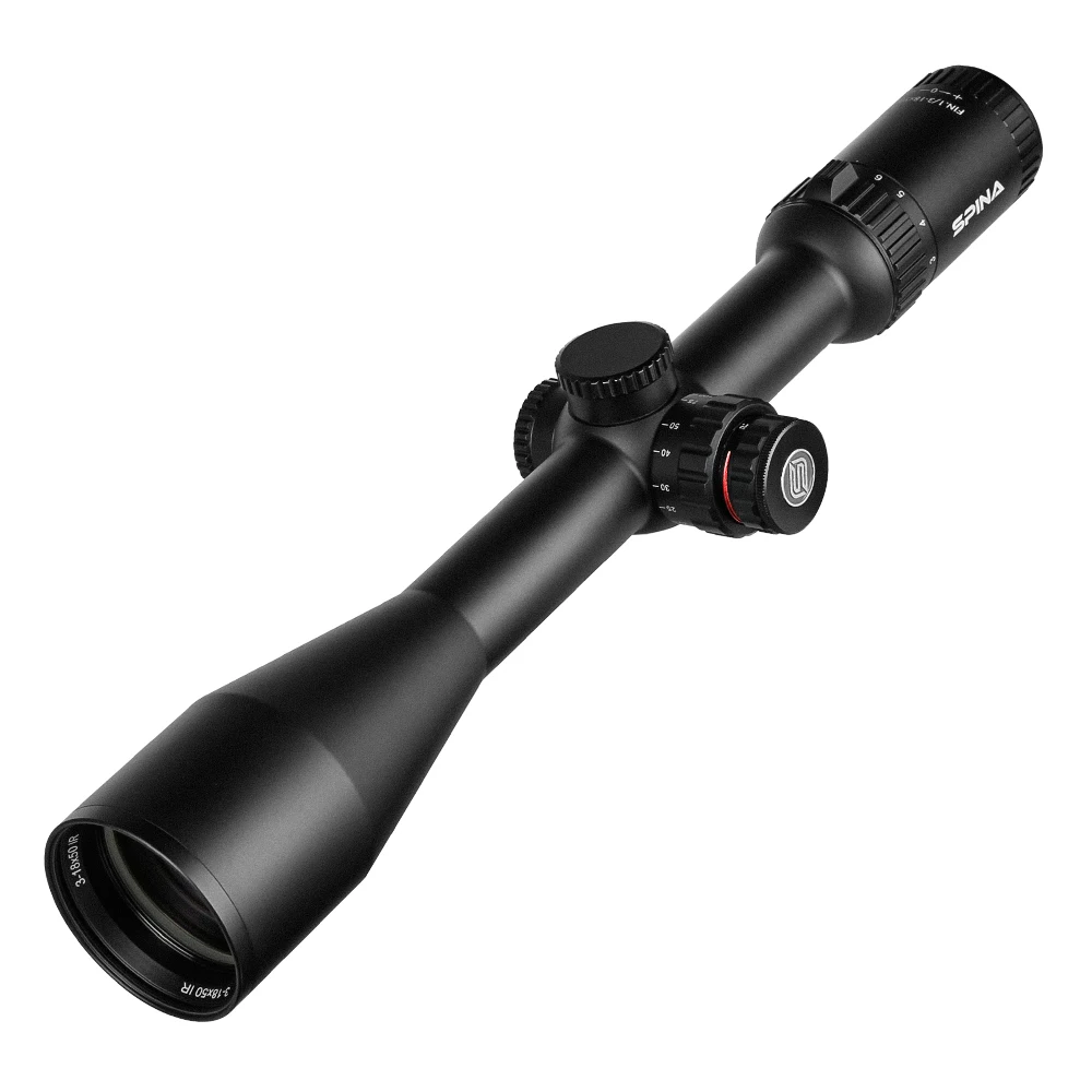 Фото Военный Тактический охотничий оптический прицел SPINA Optics 3-18x50 SF с красной/зеленой гравировкой сетки и замком, прицел, аксессуары для страйкбола №2