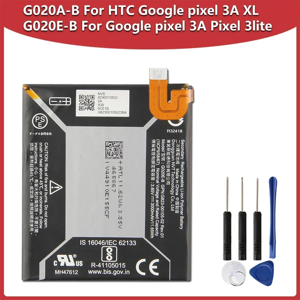 Фото Сменный аккумулятор G020A-B G020E-B для Google Pixel 3A XL Pixel 3A Pixel 3 Lite №2