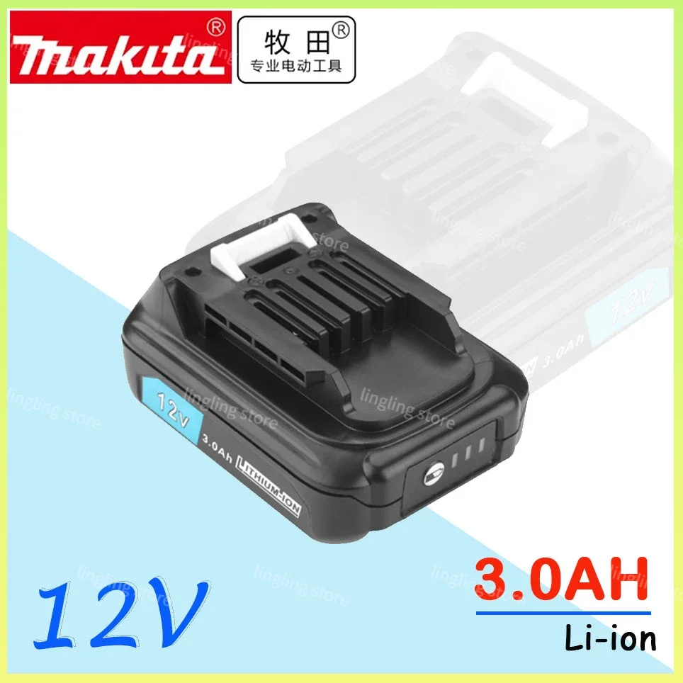 НОВЫЙ литий-ионный аккумулятор Makita 12 В 197390-1 BL1015 1973901 BL1021B BL1041B BL1015B BL1020B BL1040B литий-ионный аккумулятор 3000 мАч