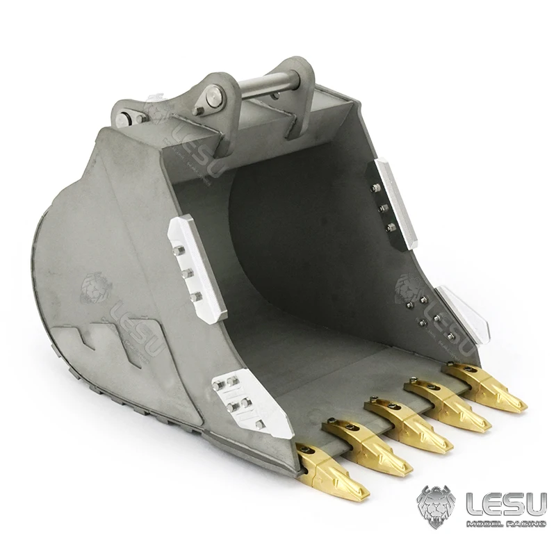 LESU 1/14 гидравлический экскаватор PC360 для копания колес, маленькая модификация короткого хвоста, быстрое демонтажное ведро, оригинальное автомобильное ведро
