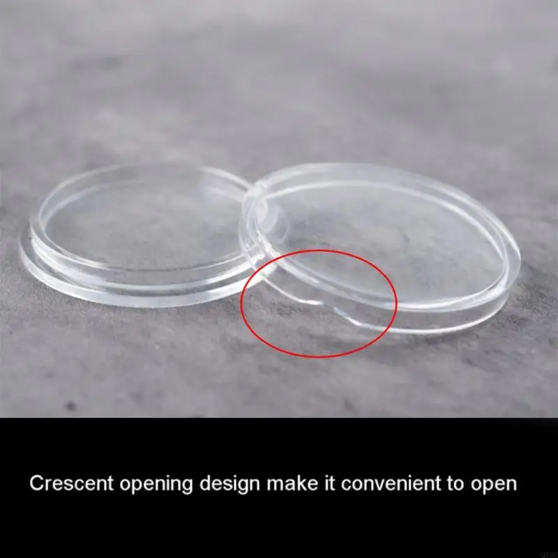 Чистая монетная капсулы хранения силиконовой листовой формы смолы для DIY Count Coase Case Q5WC