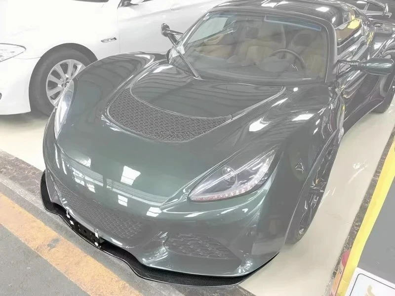 Фото Детали модификации автомобиля подходят для модификации Lotus Lotus Exige S3, передняя губная сумка из углеродного волокна, передний шпатель №5