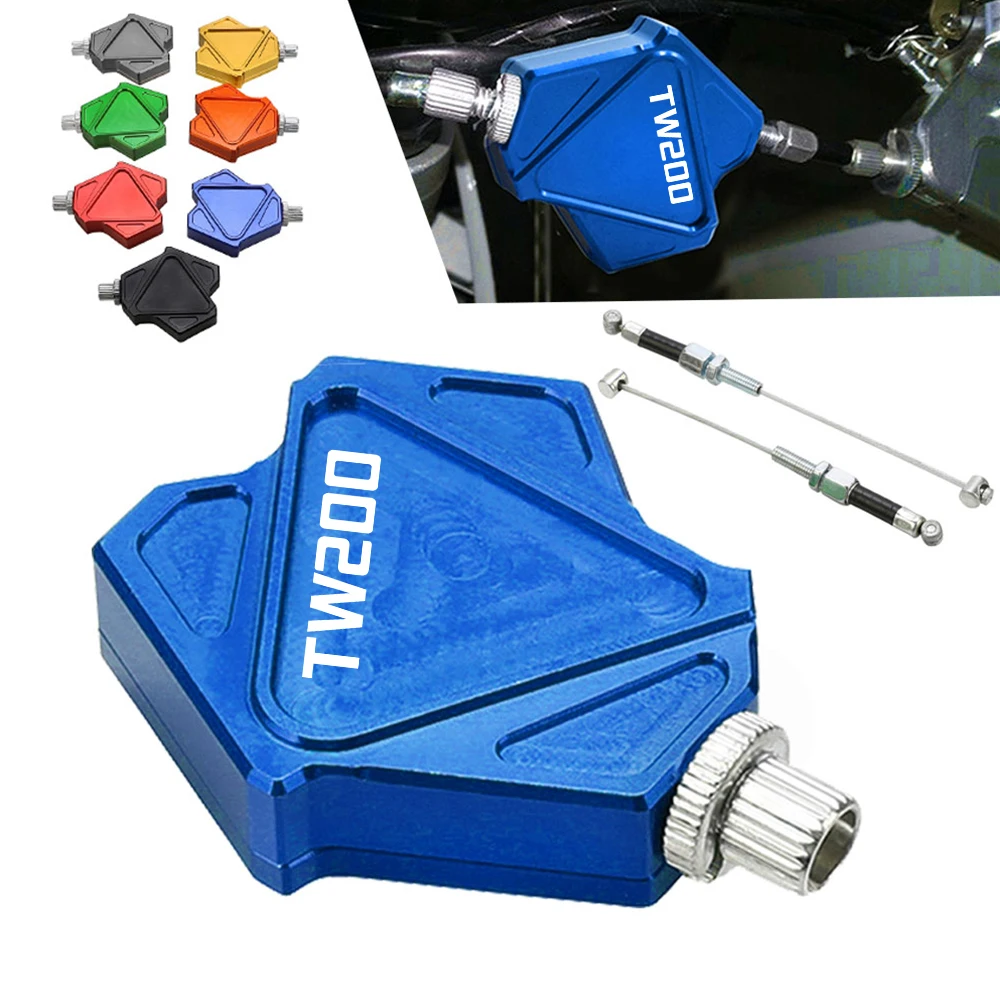 Мотоциклетные аксессуары для YAMAHA TW200 TW 200 2000-2017 2016 2015 2014 2013 2012 CNC рычаг сцепления тормоза легкая кабельная система