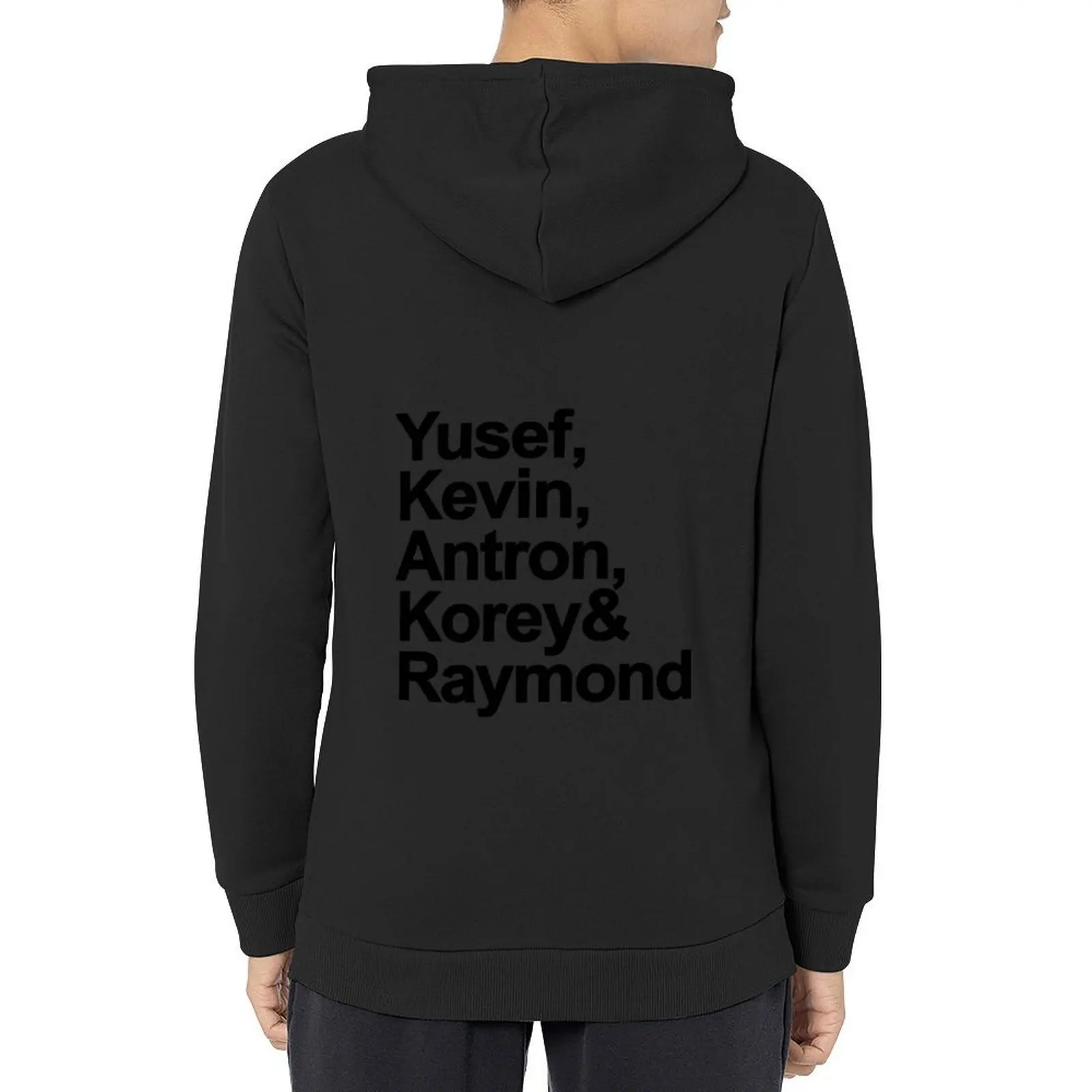 Yusef, Kevin, Antron, Korey & Raymond Толстовка мужская одежда мужской зимний свитер мужская одежда модная мужская толстовка оверсайз
