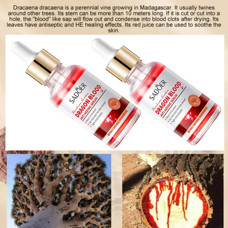 Фото Эссенция Ganoderma Lucidum против морщин, натуральный экстракт, сыворотка Dragon крови, герметичная, Антивозрастная, увлажняющая, питательная №5