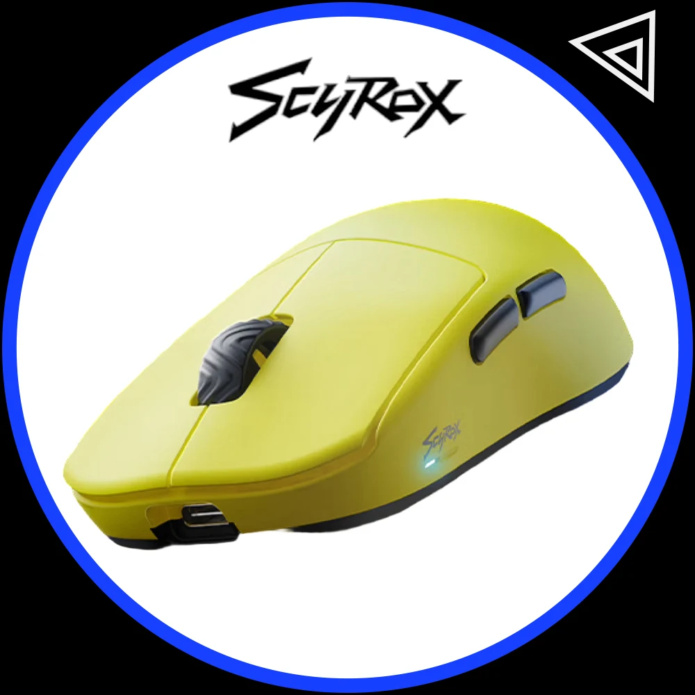 Беспроводная мышь SCYROX V8, трехрежимная Bluetooth Paw3950, эргономичная легкая игровая киберспортивная мышь, индивидуальный заказ, геймерские мыши, подарки