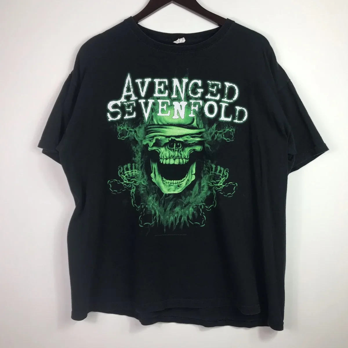 2011 Avenged Sevenfold черная туристическая рубашка для взрослых Размер L