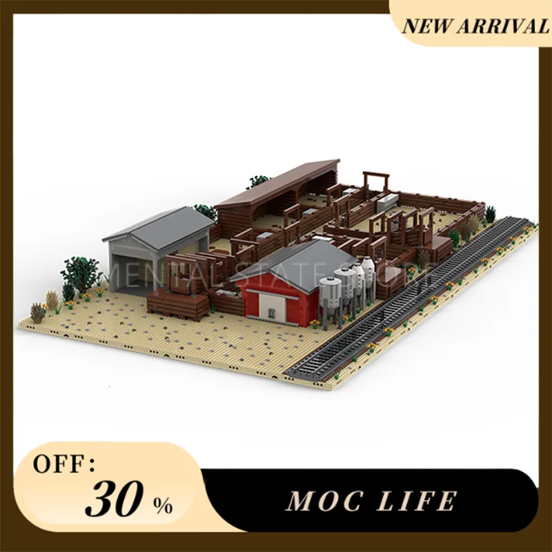 [9175 шт.] индивидуальный набор MOC железной дороги, креативный набор строительных блоков STEM, развивающие игрушки, комплект строительной модели «сделай сам», подарки