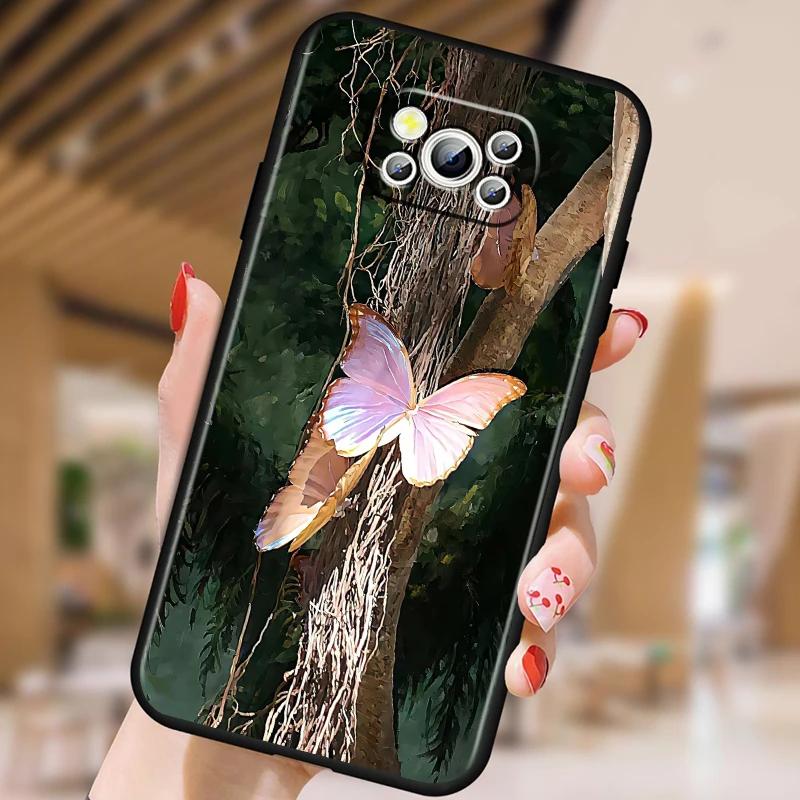 Фото Чехол-бабочка для телефона Xiaomi Mi Poco F5 F4 F3 F2 X5 X4 X3 M6 M5 M5S M4 M3 C40 Pro GT №3