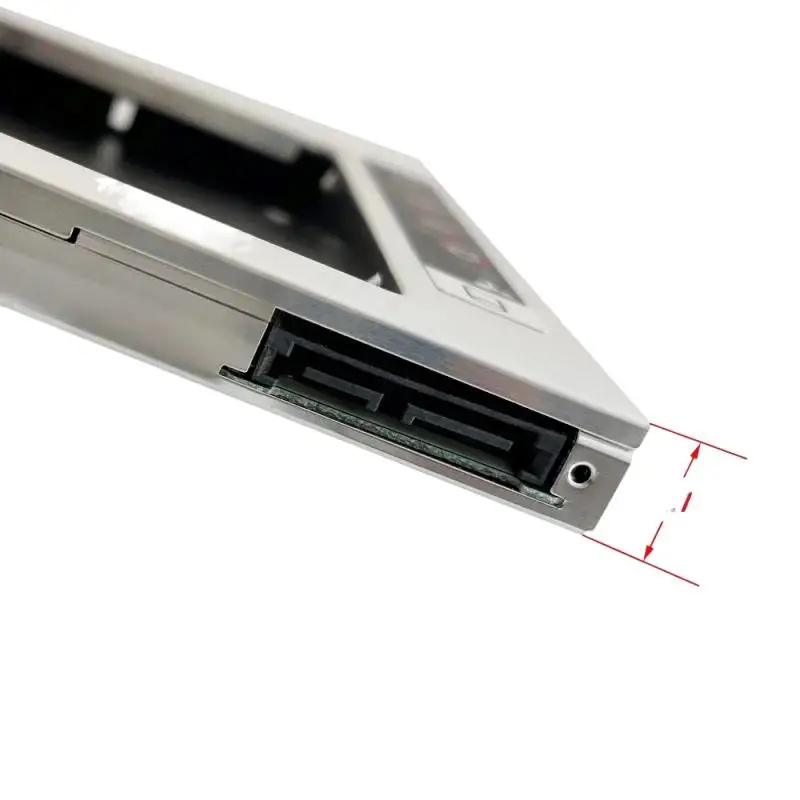 Фото WYORESY 12,7 мм SATA 2-й жесткий диск HDD SSD оптический отсек Caddy рамка для Asus a53e ts51 pro79ij A53E X53E K53E A53S X53S K53SV №4