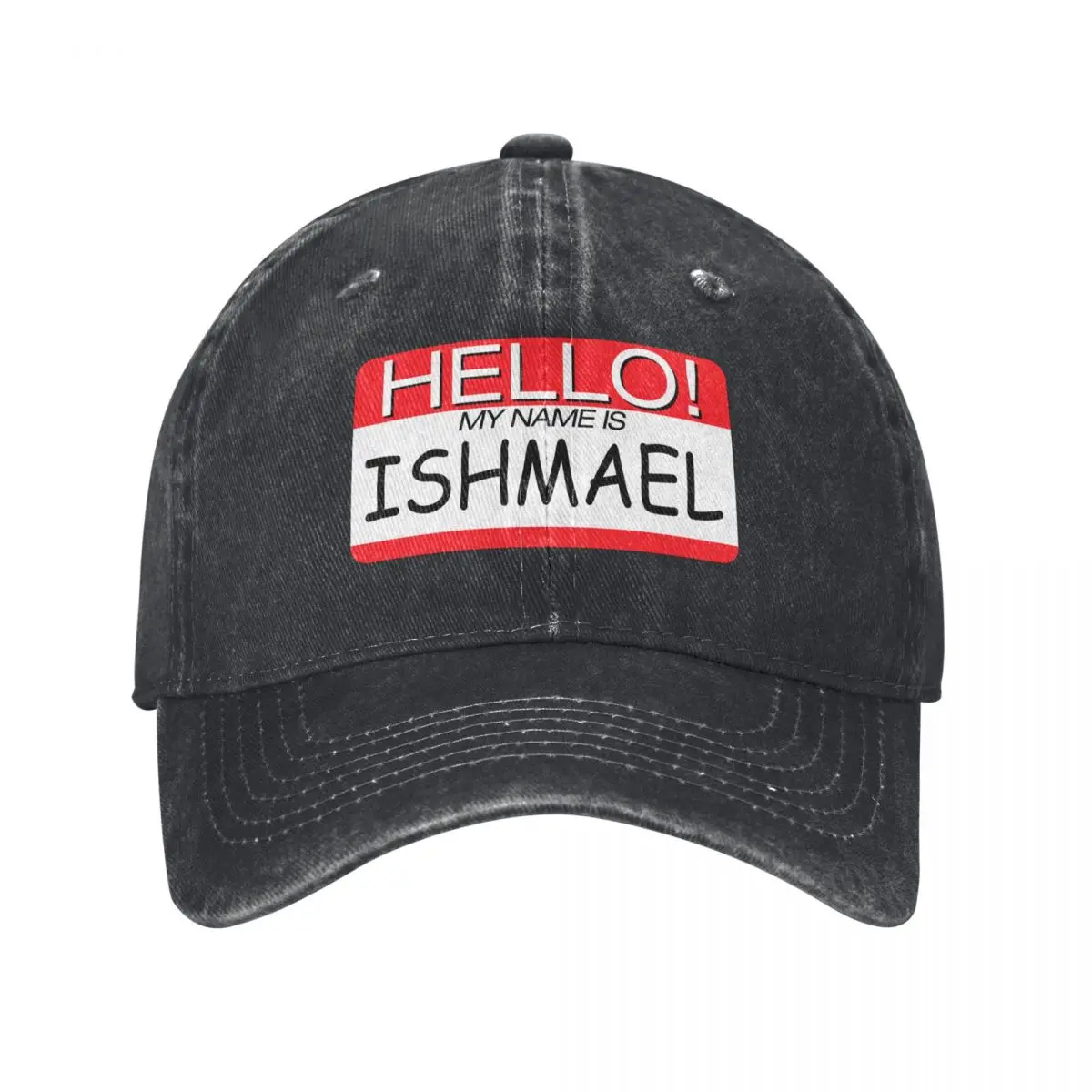 Фото HELLO! Бейсбольная кепка MY NAME ISHMAEL NAME TAG, винтажная шляпа дальнобойщика, роскошная женская кепка, походная шапка, женские шапки, 2025 г., мужские №2