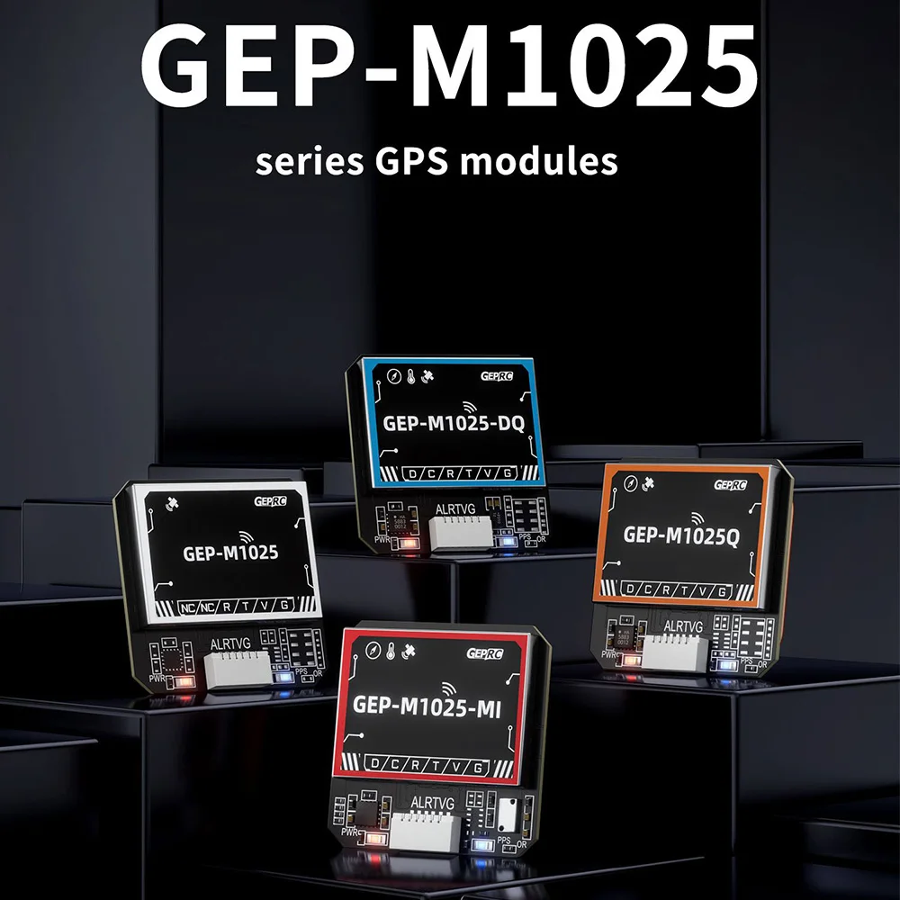 Фото GPS-модуль GEPRC M10/M1025 с серийным чипом GPS Nano/DQ Verision для аксессуаров для дронов FPV Поддержка GPS + BDS + Galileo + QZSS №4