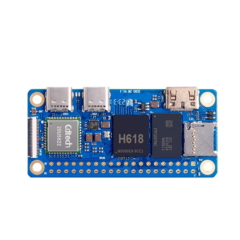 Для Orange Pi Zero 2W 1GB RAM DDR4 Mini PC Allwinner H618 Orange Pi Zero 2W Wifi Bluetooth SBC одноплатный компьютер
