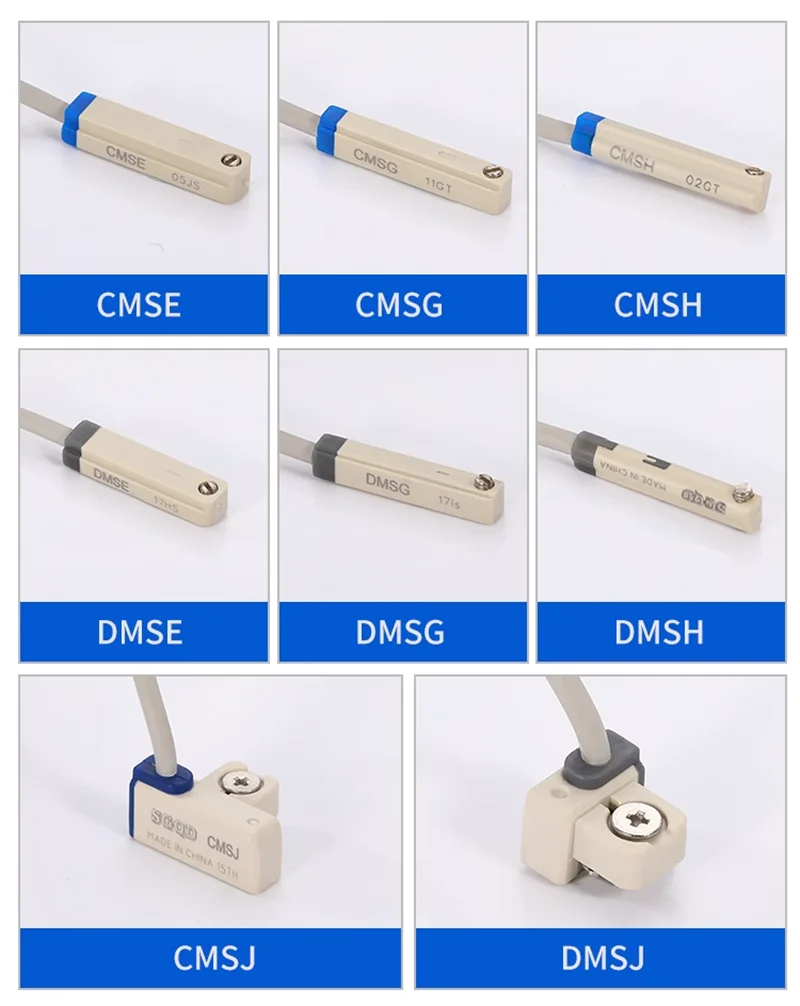 Фото CMSG/CMSH/CMSJ/CMSE/DMSG/DMSJ/DMSH-020/030/050 магнитно-индукционный переключатель Цилиндровый датчик №2