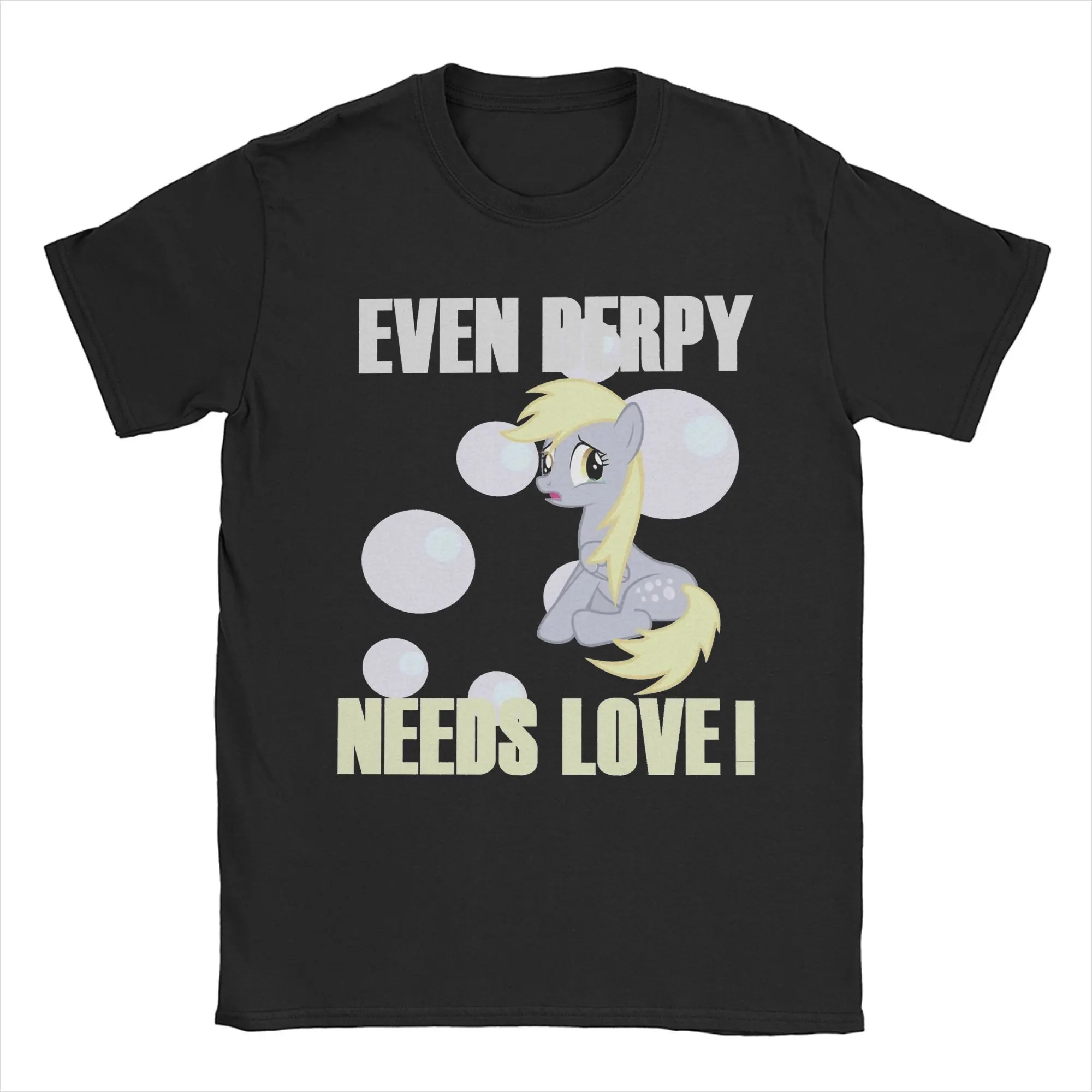 Men Women's Derpy Hooves  MLP  T Shirt  Cotton Clothes Vintage Short Sleeve Crew Neck Tees Summer T-Shirts