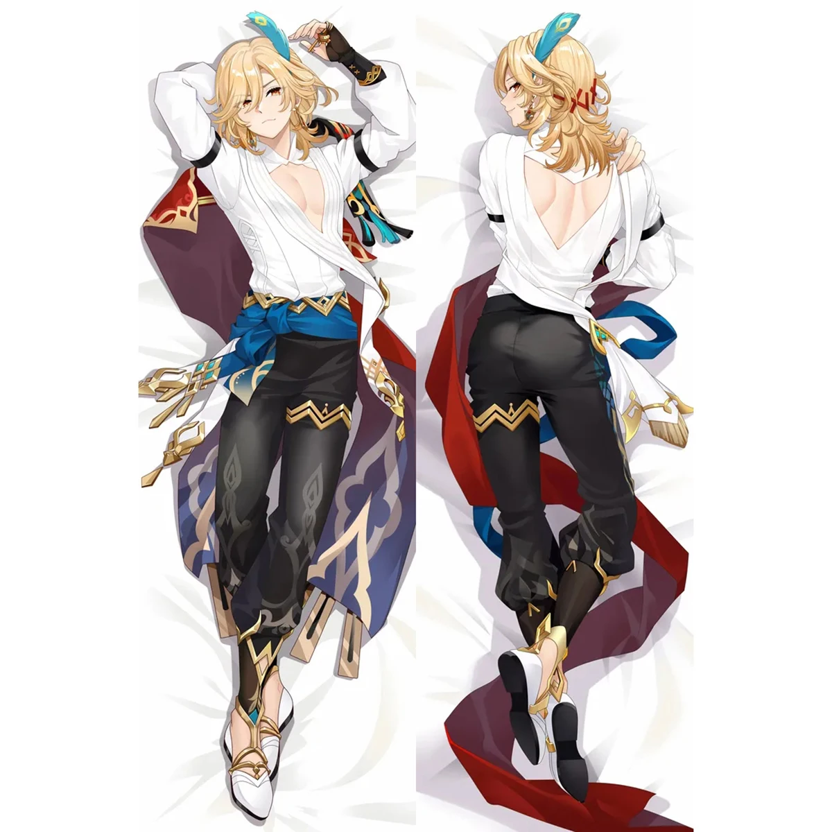 Наволочка для подушки с рисунком из аниме Kaveh Two-dimens Anime Game Genshin Impact Dakimakura обнимающая наволочка без наполнителя