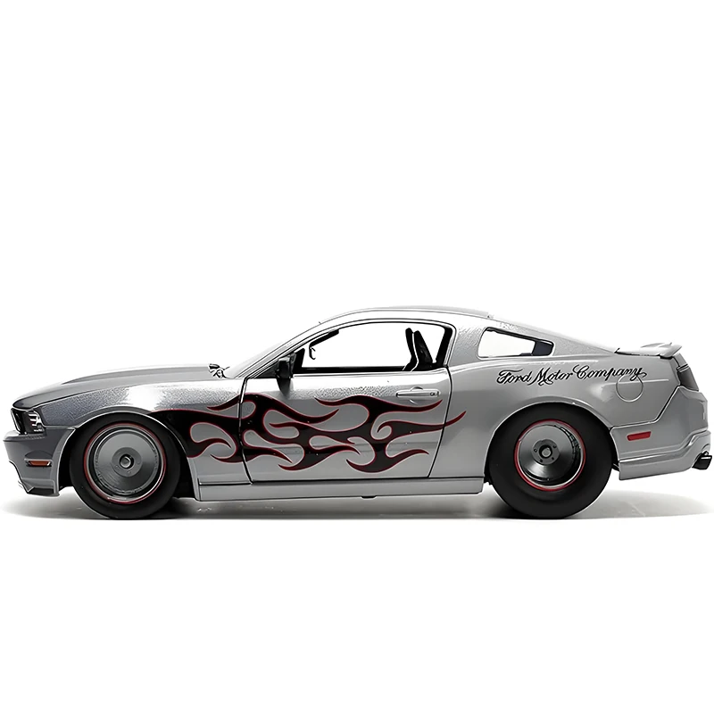 Фото JADA 1:24 Ford Mustang GT 2010, легкосплавный автомобиль, литье под давлением и игрушечный транспорт, модель автомобиля, миниатюрная масштабная модель автомобиля для детей №3