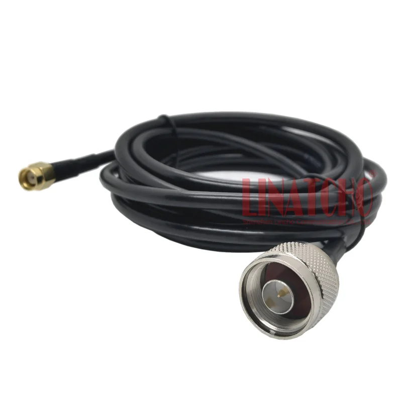 3M RG58U RF удлинительный кабель N «папа» на RP SMA «папа» для Wi-Fi-маршрутизатора, большая антенна 2,4 ГГц с разъемами (art.: 3920d00265eab) - 3920d00265eab