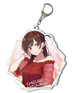 Фото Игра Chizuru Mizuhara Mami Nanami Ruka Sarashina Sumi Sakurasawa брелок кукла аниме акриловый брелок кулон для подарка №2