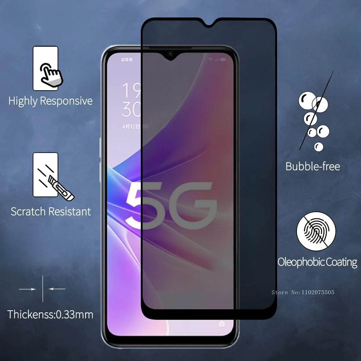 Фото 3 шт., защитная пленка 9H для Vivo Y72 Y73 Y75 Y76 Y31 Y32 Y33 Y33t Y33e Y51 Y53 Y73s №3