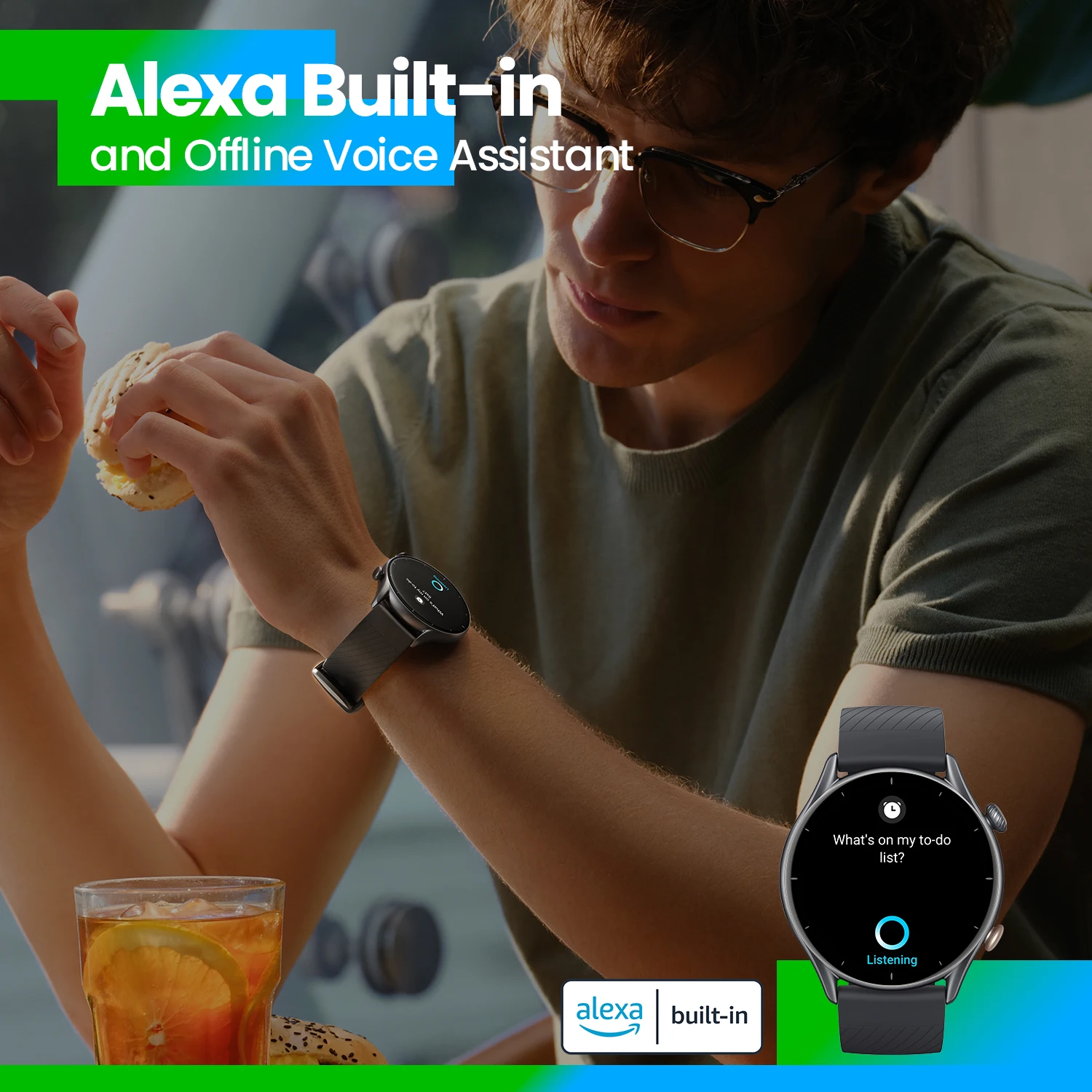 Фото 【5-летняя гарантия】Жемные часы Zeblaze Global Version 46 мм Zepp OS Alexa Встроенные GPS-умные часы Спортивные режимы №2