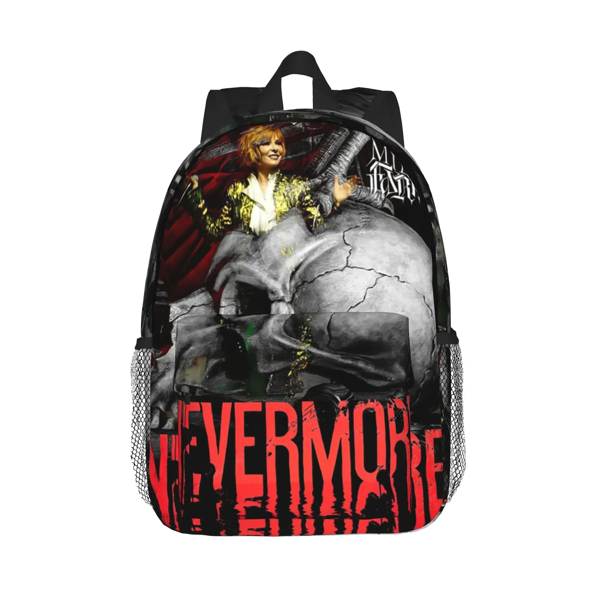 Рюкзак Nevermore Skeleton Mylene Farmer, горячая распродажа, рюкзак для мальчиков и девочек, сумка через плечо для мужчин и женщин, школьная сумка