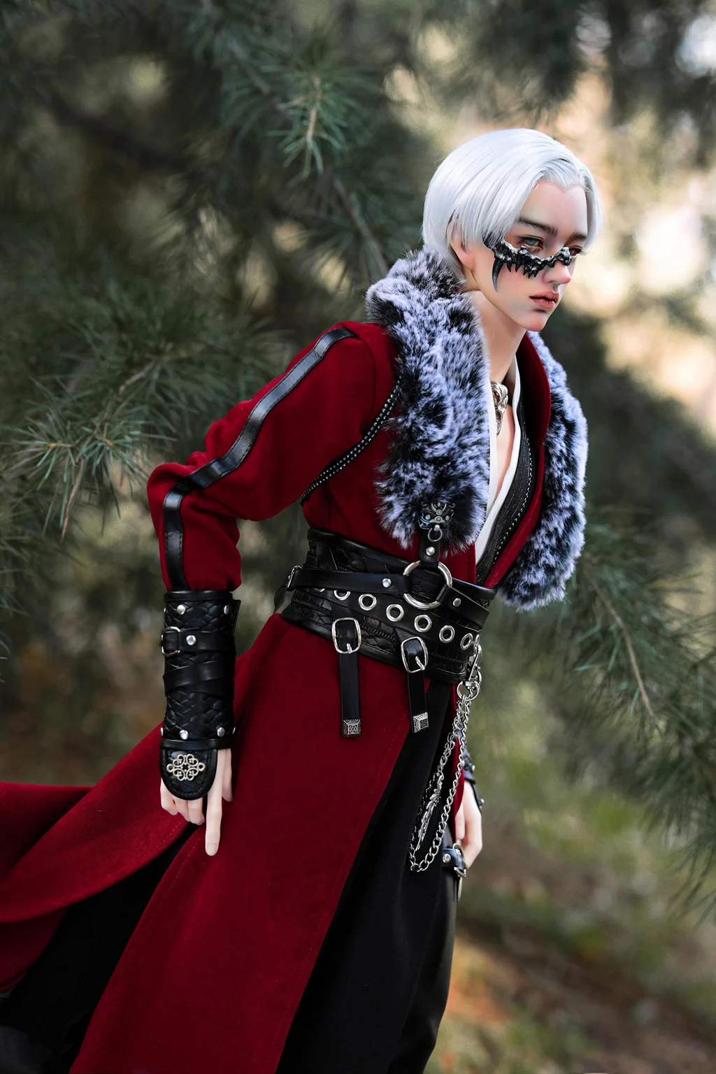 13 весы BJD одежда древний костюм самурая длинный халат наряд для BJDSD Longhun73 ID75 сильный дядя кукла аксессуары A1167 (art.: 3920cd197cc58) - 3920cd197cc58